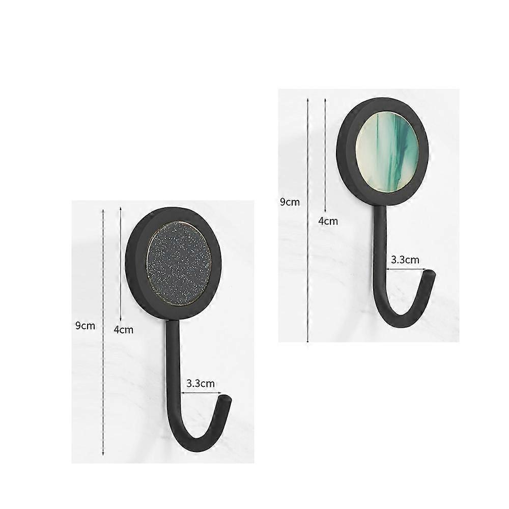 2PCS Brass Hooks No Holes Front Door Creative Shell Coat Hooks Wall Hanging Decoration,C,2024 Ping