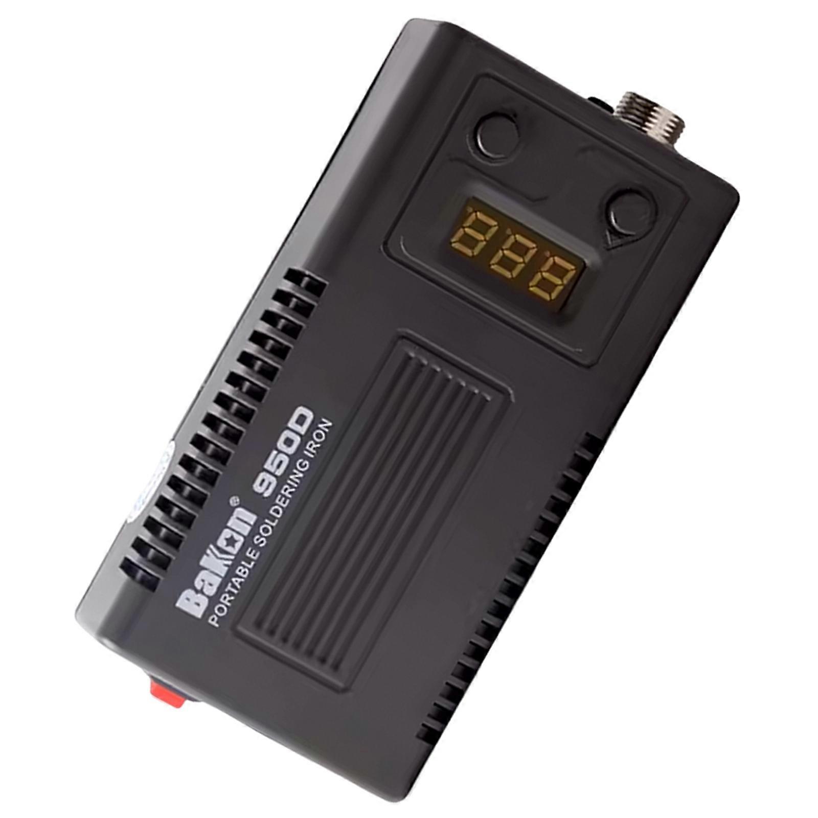 Bakon BK950D Digital Soldering Iron - 50W Adjustable Temp, 180-450, Metal/Silicone, Easy-Replace T3 Heater