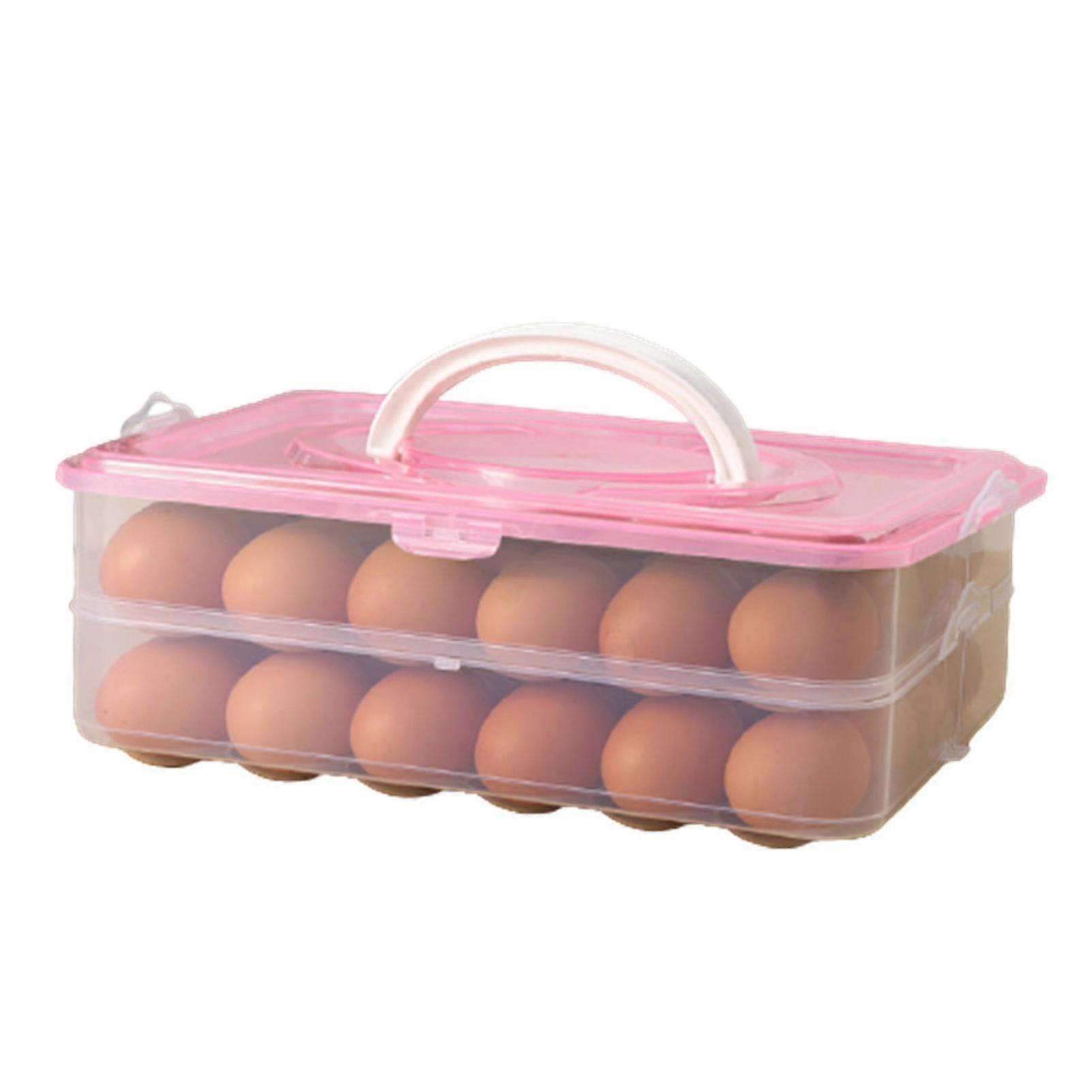 Eggs Holder Multifunctional Egg Storage Box Refrigerator Fruit Vegetable Fresh Organizer Practical