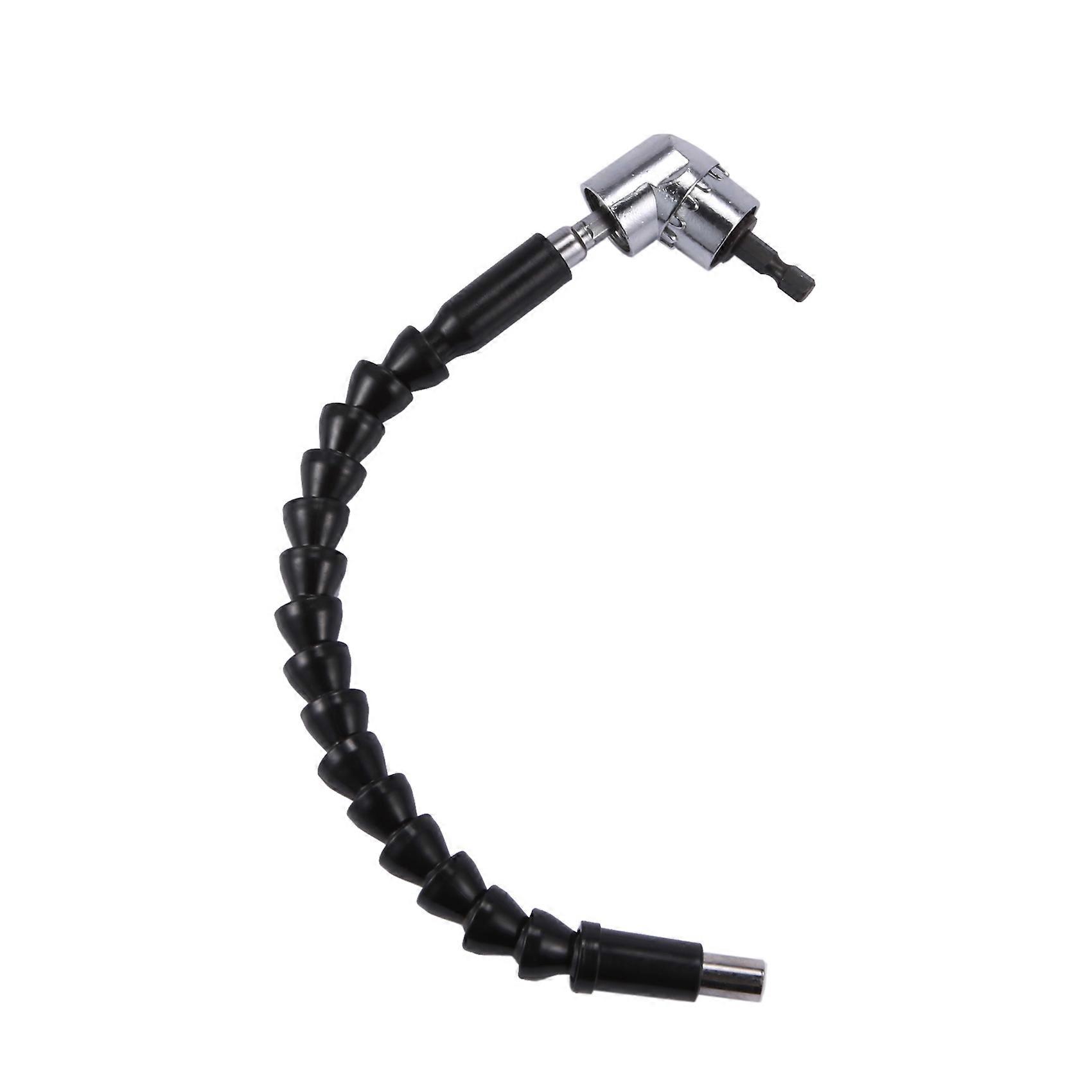 Right Angle Drill and Flexible Angle Extension Bit Kit for Drill or Screwdriver 1/4" Socket Adapter