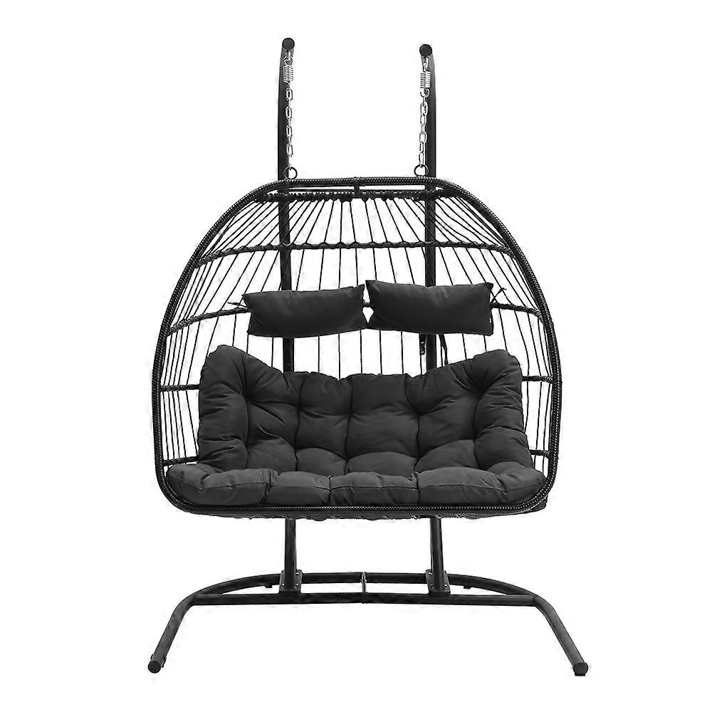 140cm Outdoor Hanging 2-Seater Egg Chair