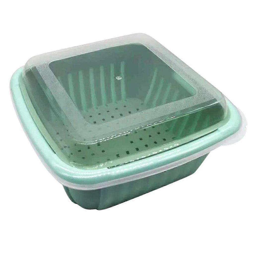 Kitchen Colander Filter Leachate Basket Multi-function Double Layer Household