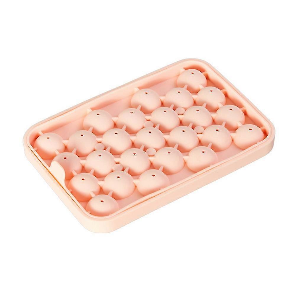 25 Grid Ice Cube Trays With Removable Lids Food Grade Silicone Ice Cube Mold Cube Maker Bpa Free -pi