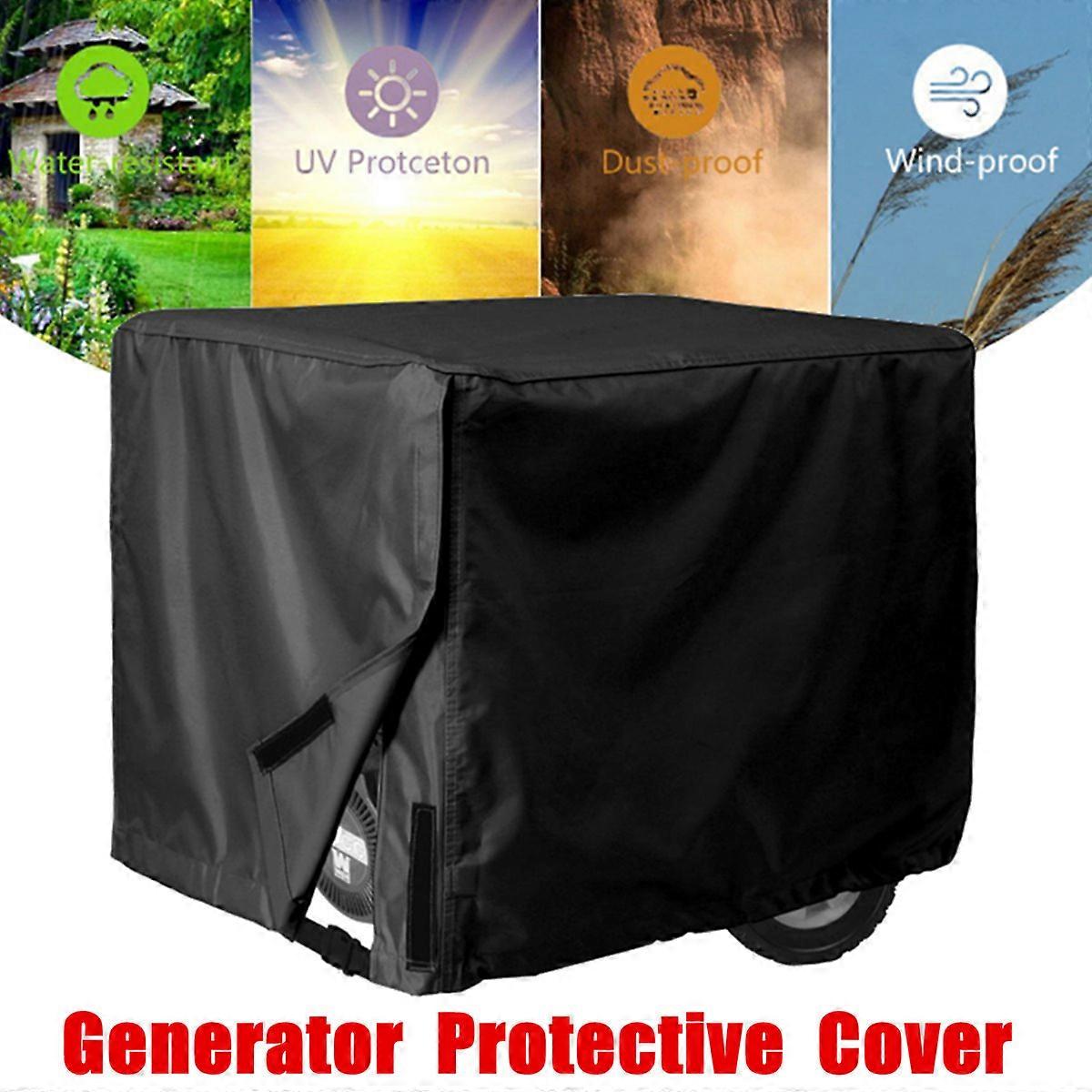 Waterproof Universal Generator Cover for Most Generators Black