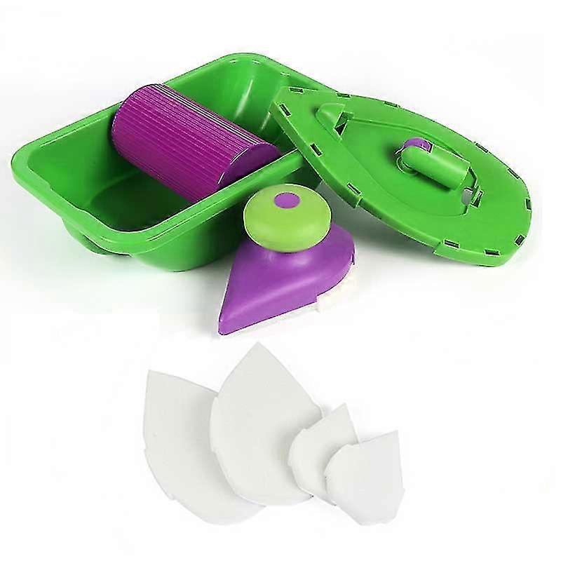 Diy Hand Tool Kit Paint Roller Tray Household Paint Brush Wall Decor Tools