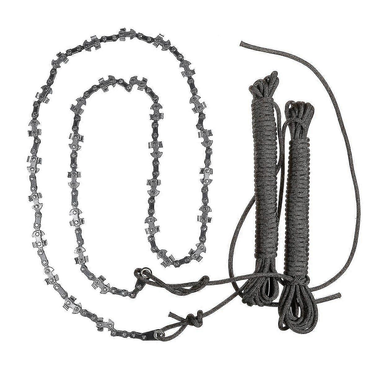 48'' Portable High Reach Tree Hand Rope Chain Saw Blades On Both Side ...