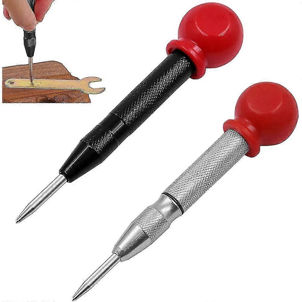 Sl Automatic Pointer 2 Sets Of Pc Spring Center Punching Automatic Pointer Punching Tools Use The Central Punching Tool [EZ