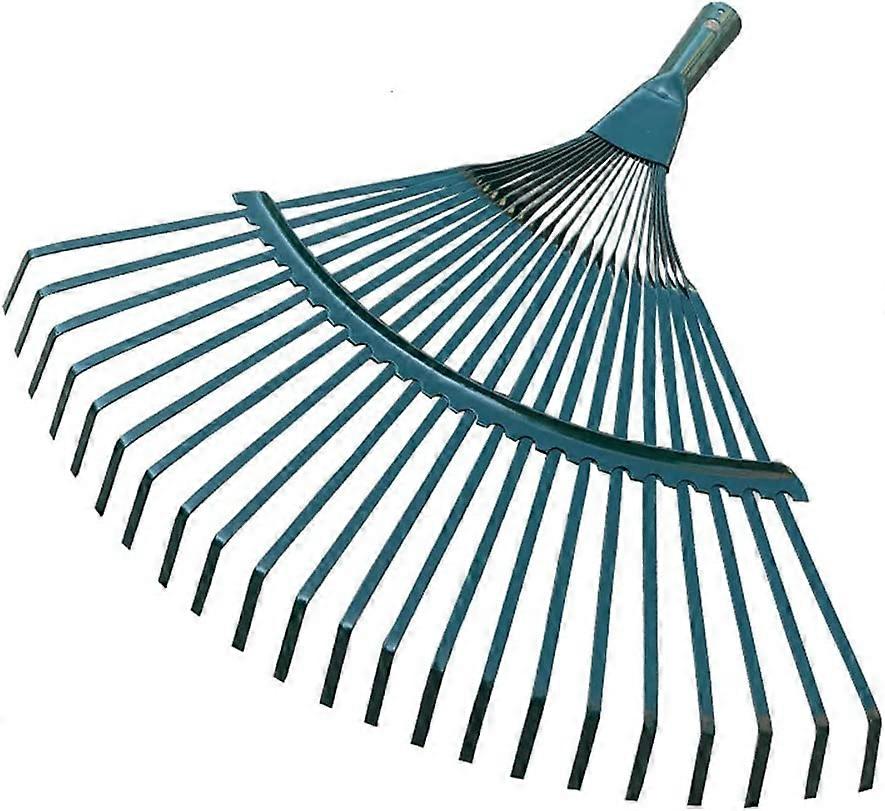 Rake Head Shrub Steel Cable Broom Shaped Deciduous Leaf Tool,22 Tooth