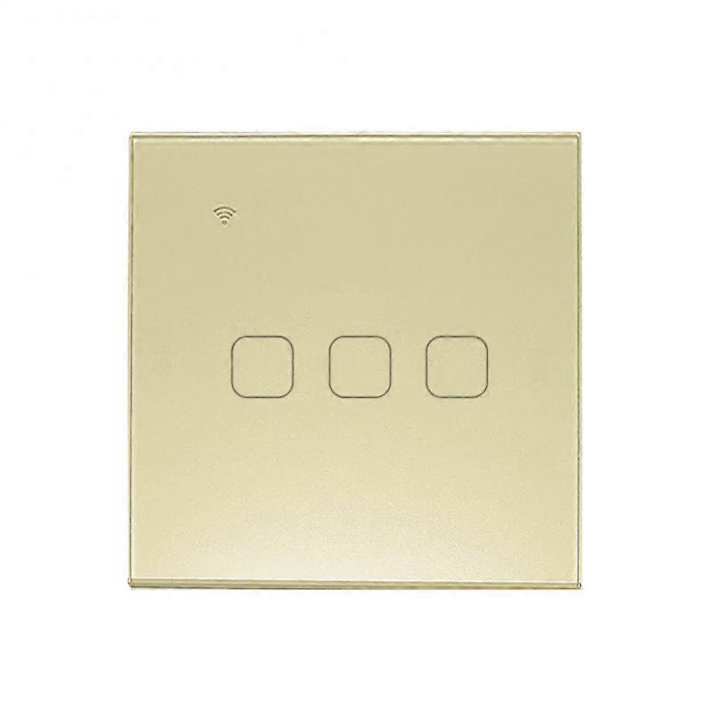 Aubess WiFi Smart Switch Neutral Wire/No Neutral Wire Required EU Light Switch Smart Life APP Control Support Alexa Google