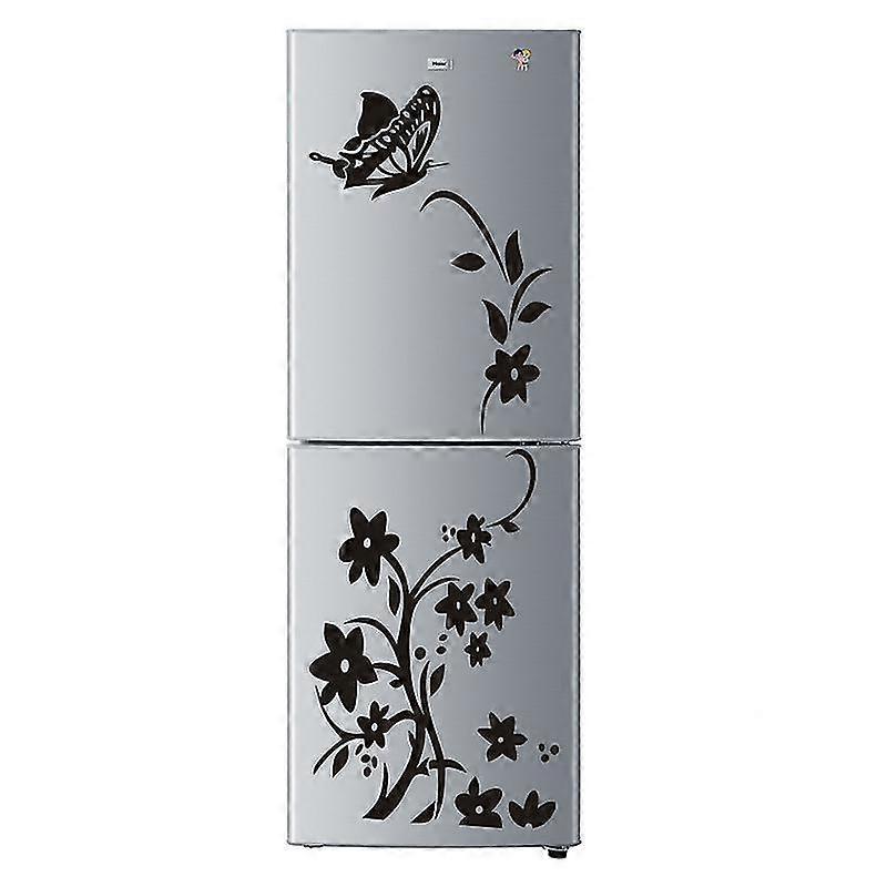 Butterfly Flowers Fridge Decor Sticker