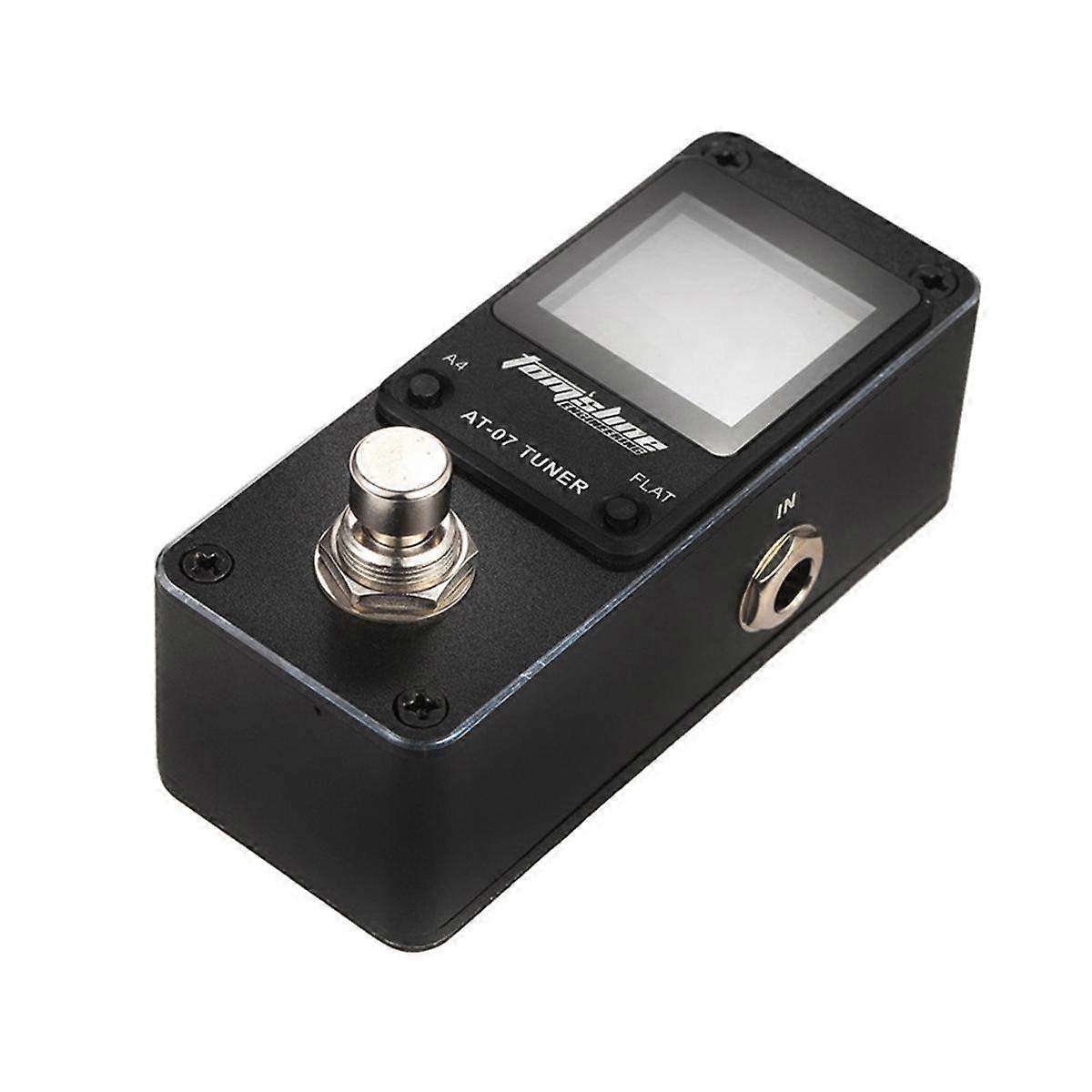 AROMA AT-07 Mini Tuner Foot Guitar Effect Pedal Guitarra Chromatic Tuning HD Display Guitar Parts A