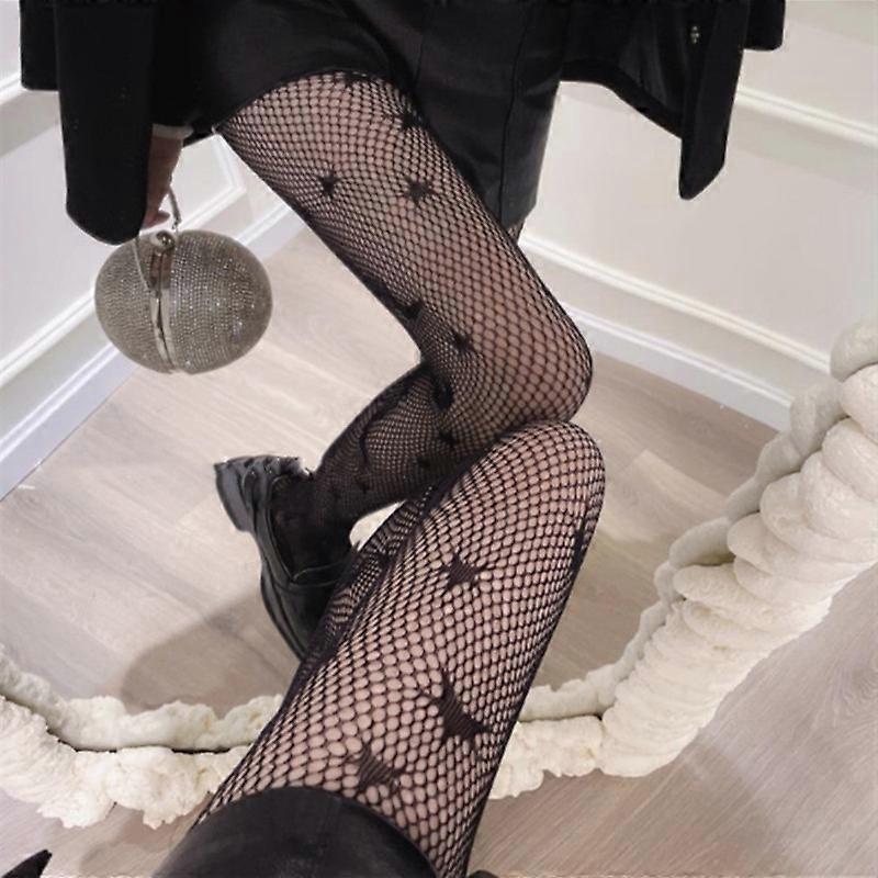 Women's Sexy Fishnet Tights - High Waist & Thigh High Stockings - 4 Mesh Sizes - Stretchy & Comfortable