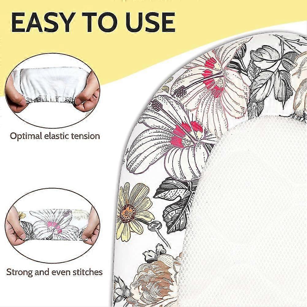 סדין עריסה, כותנה ג'רסי לתינוק בן/בת, סדינים מותאמים גמישים לרוב מזרן העריסה