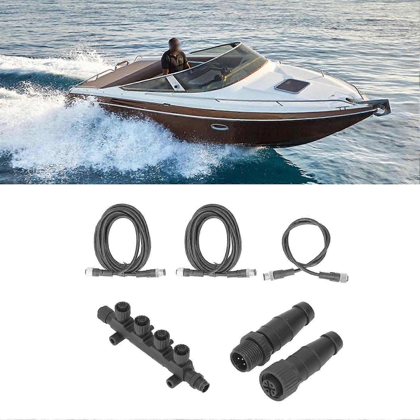 Marine NMEA 2000 Starter Kit Cable Connector Termination Combination ABS Rustproof Universal