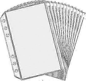 12buc A5/A6/A7 Buzunare liant 6 găuri buget plicuri de numerar pentru bugetare, 100% nou