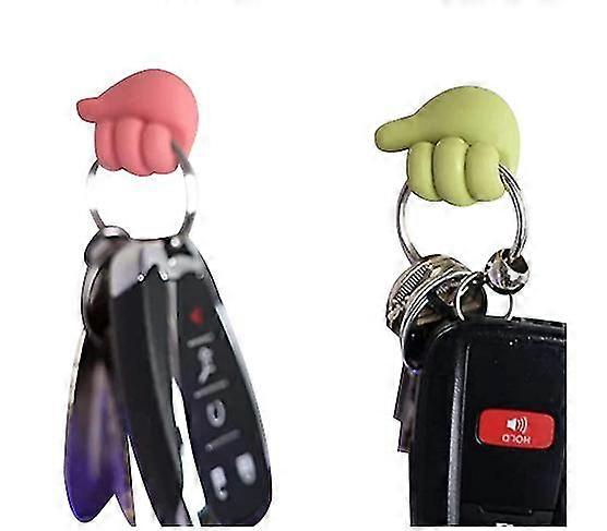 5pcs Multifunctional Thumb Shape Clip Hooks Self-adhesive Cable Clips Holder