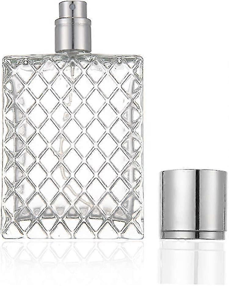 100ml 3.4 Oz Able Perfume Bottles Lar Mist Atomizer Empty Portabe Clear Glass Oil Container For Travel -