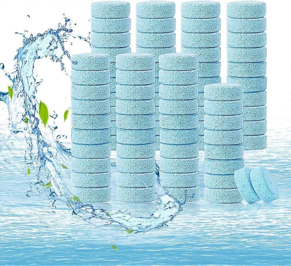 Car Screenwash Tablets , 80Pcs Car Windshield Glass Concentrated Washer Tablets Cleaning Tablets Solid Wiper Glass Solid Washer Tablets