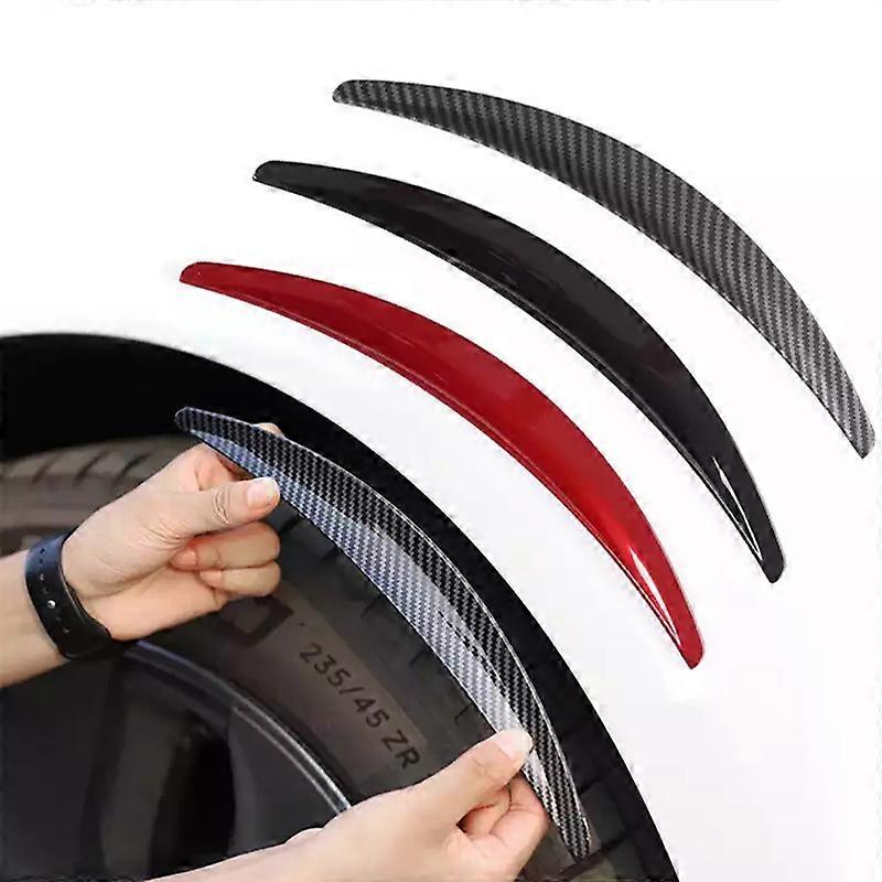 4Pcs Car Wheel Eyebrow Arch Trim Side Fender Strip for Tesla Model 3 2017 2018 2019 2020 2021 Car Invisible Mud Flasp Mudguards