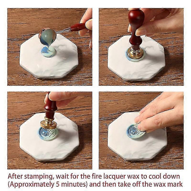 Octagon Kühlung Entformung Platte Pad Abdeckung Wachs Dichtung Stempel Siegel Perlen Pads
