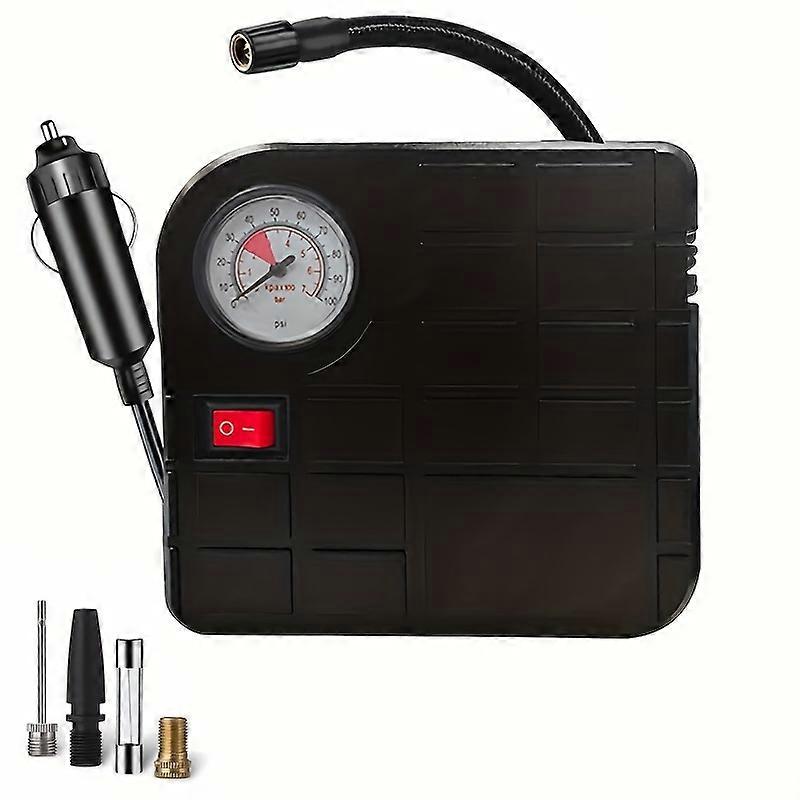 Car Air Compressor, Tire Inflator Pump, Portable Air Pump For Car Tires 12V DC Auto Tire Pump 150PSI For Car, Ball, Bicycle, And Other Inflatables