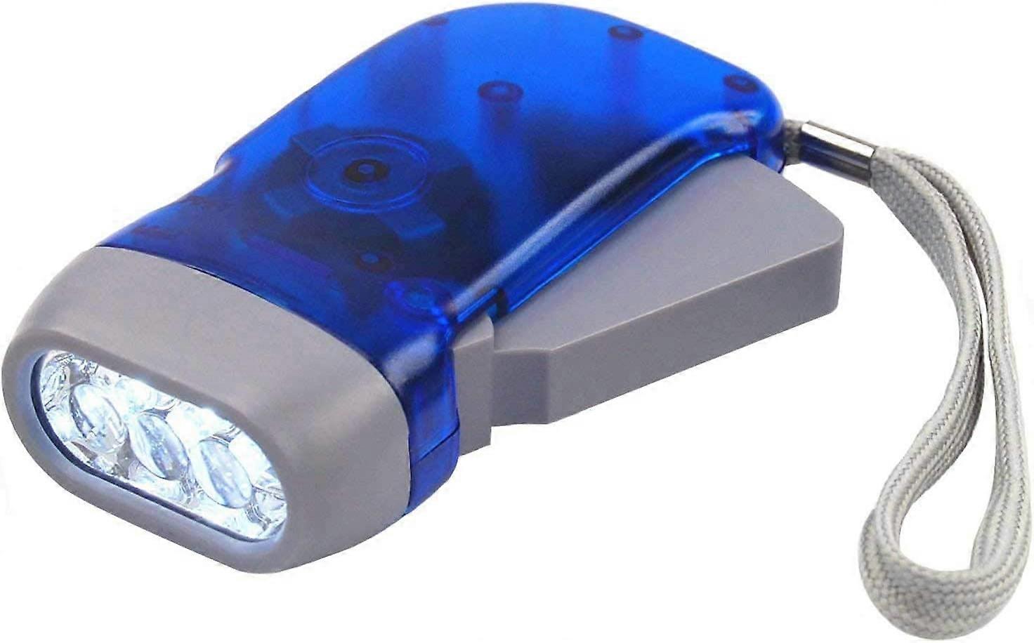 Hand Pressure Torch - Garden Tools - 3 Led Dynamo Torches for Camping