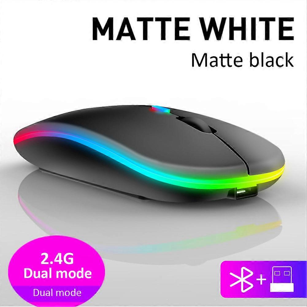 Wireless Mouse for Laptop , 2.4GHZ Bluetooth Mouse Rechargeable, Laptop Mouse Computer Accessories, USB Mouse 3 Buttons-Laptop Mouse Wireless PC Mouse