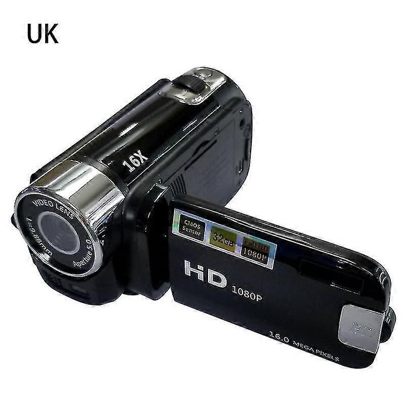 Us / eu / uk / au Plug 1080p Vlog Camera 16 miljoen Pixel Dv Camcorder 16x Digitale Zoom Digitale Video Camera Ingebouwde Microfoon