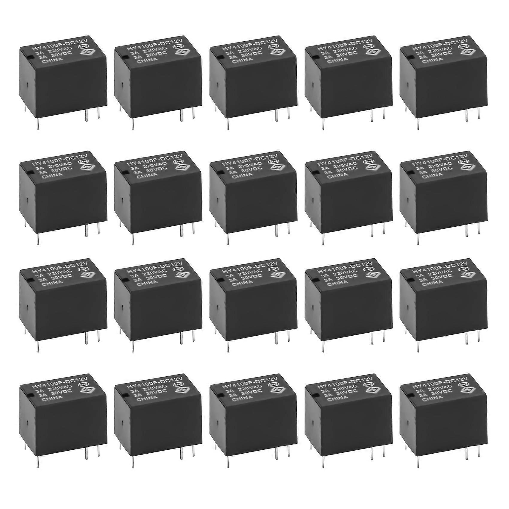 20-PCS mini elektronisk relé DC 12V