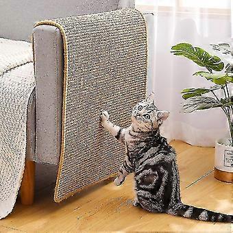Cat Scratching Board Sisal Pad Cat Scratching Scraper For Nail Scraping Cat Tree Cat Toy Chair Table Sofa Cushion Furniture Protector (50*80cm)