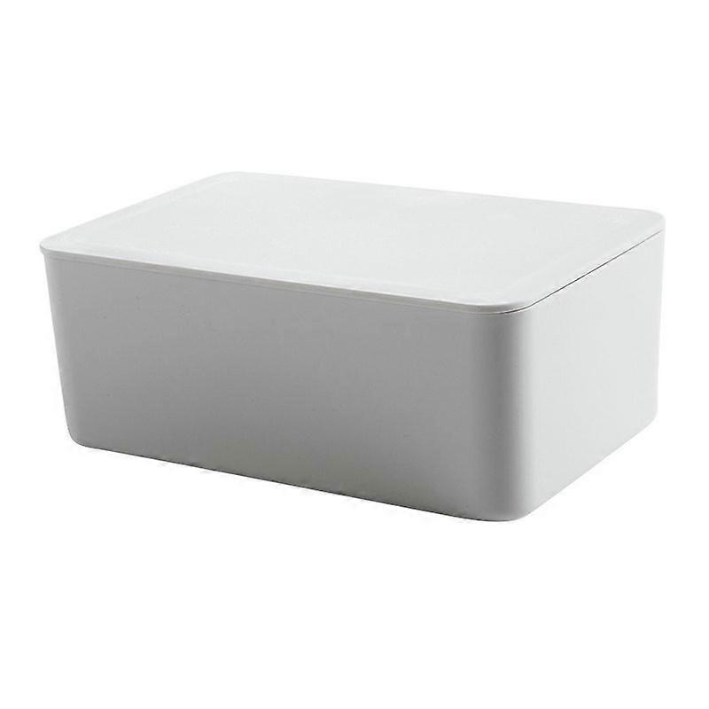 Wet wipes storage box with white lid