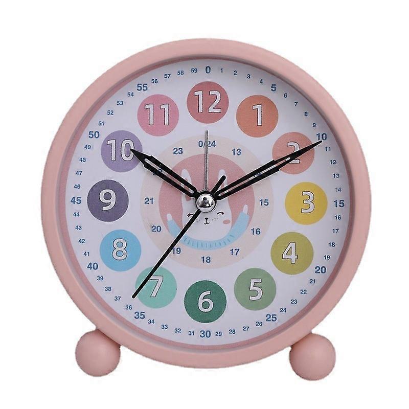 Early Education Enlightenment Alarm Clock Cartoon Mute Clock Bedside Alarm Clock