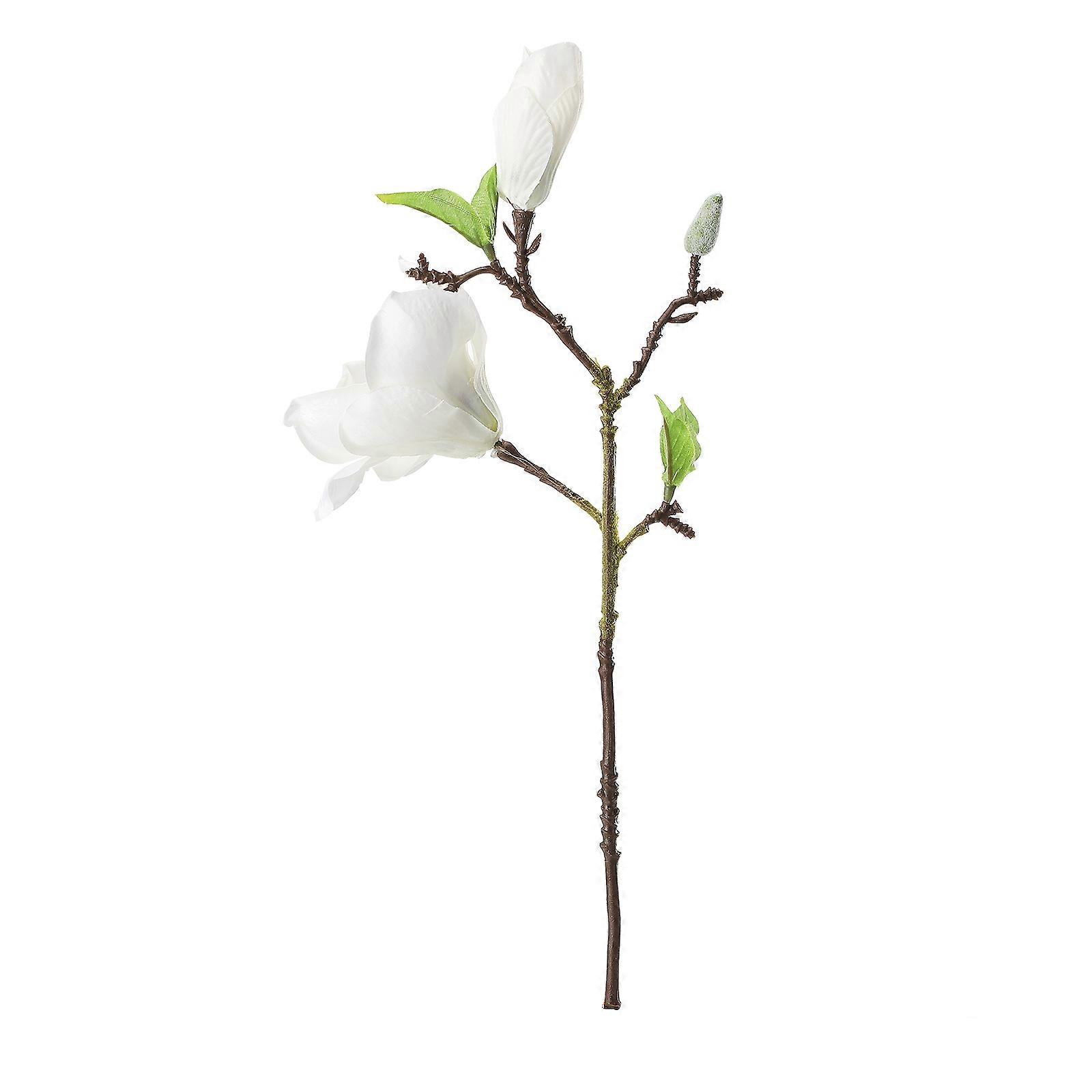 2023 New 1 Pcs Magnolia Artificial Flowers,Home Decor Single Real Touch Arrangements Office