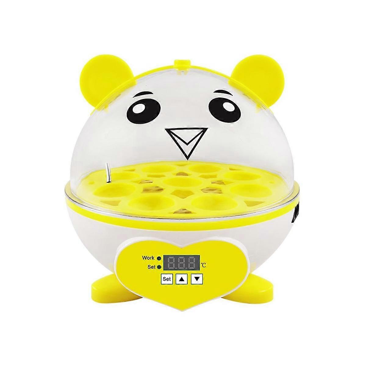 9 Incubator, Incubators for Hatching Eggs, Automatic with Temperature Control, Incubator for Hatching Chicken EU Plug