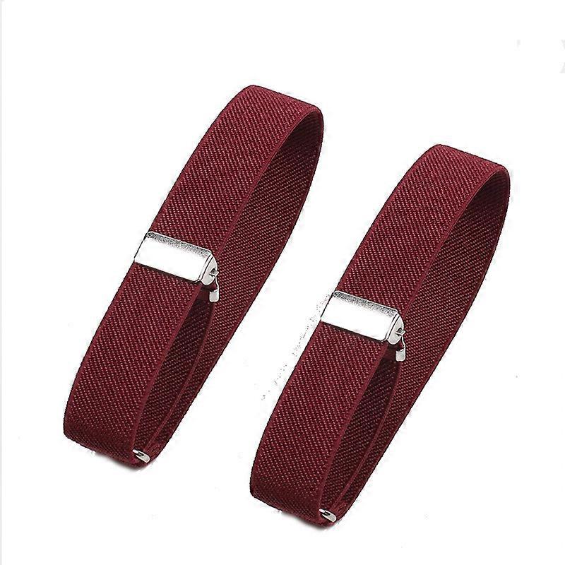 1 Pair Men's Elastic Adjustable Armbands Anti- Slip Arm Sleeve Shirt Garter Sleeve Holders for Women Men Width 0.78 Inch