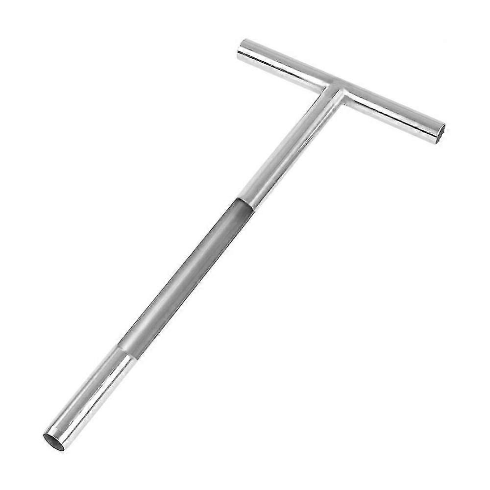 21 Inch Handheld Portable Soil Sampler Stainless Steel Soil Sampling Tool Home Garden Lawn Farm Maintenance Tool T-handle Soil Sampler