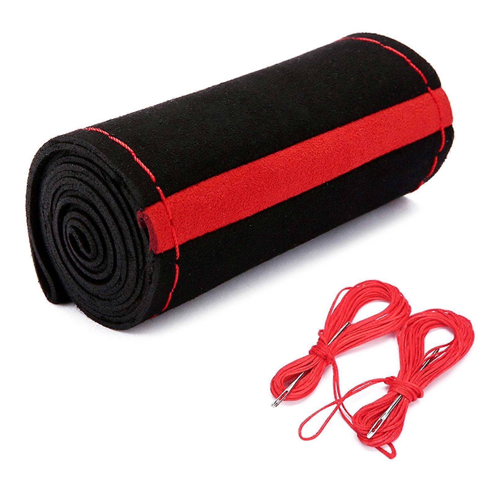 Car Styling Steering Wheel Cover Skidproof Comfortable Microfiber Leather