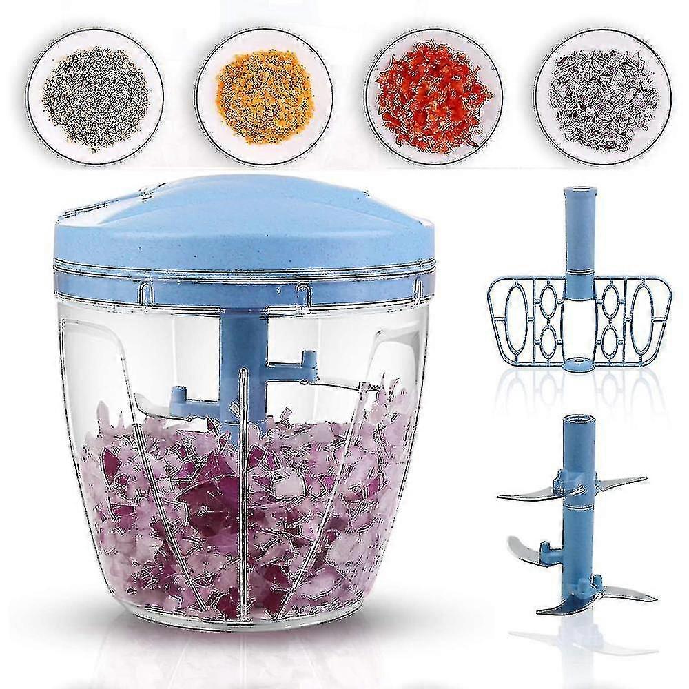 Household Hand-pulled Meat Grinder Multi-function Garlic Puree Manual Vegetable Cutter Mixer