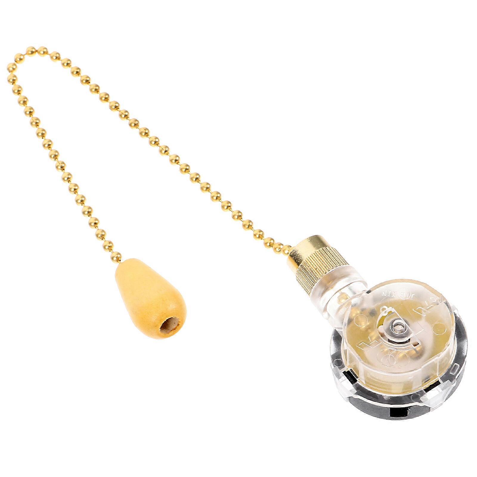 Ceiling Fan Golden Pendant Unique Ceiling Fan Pull Chain Hanging Ornament