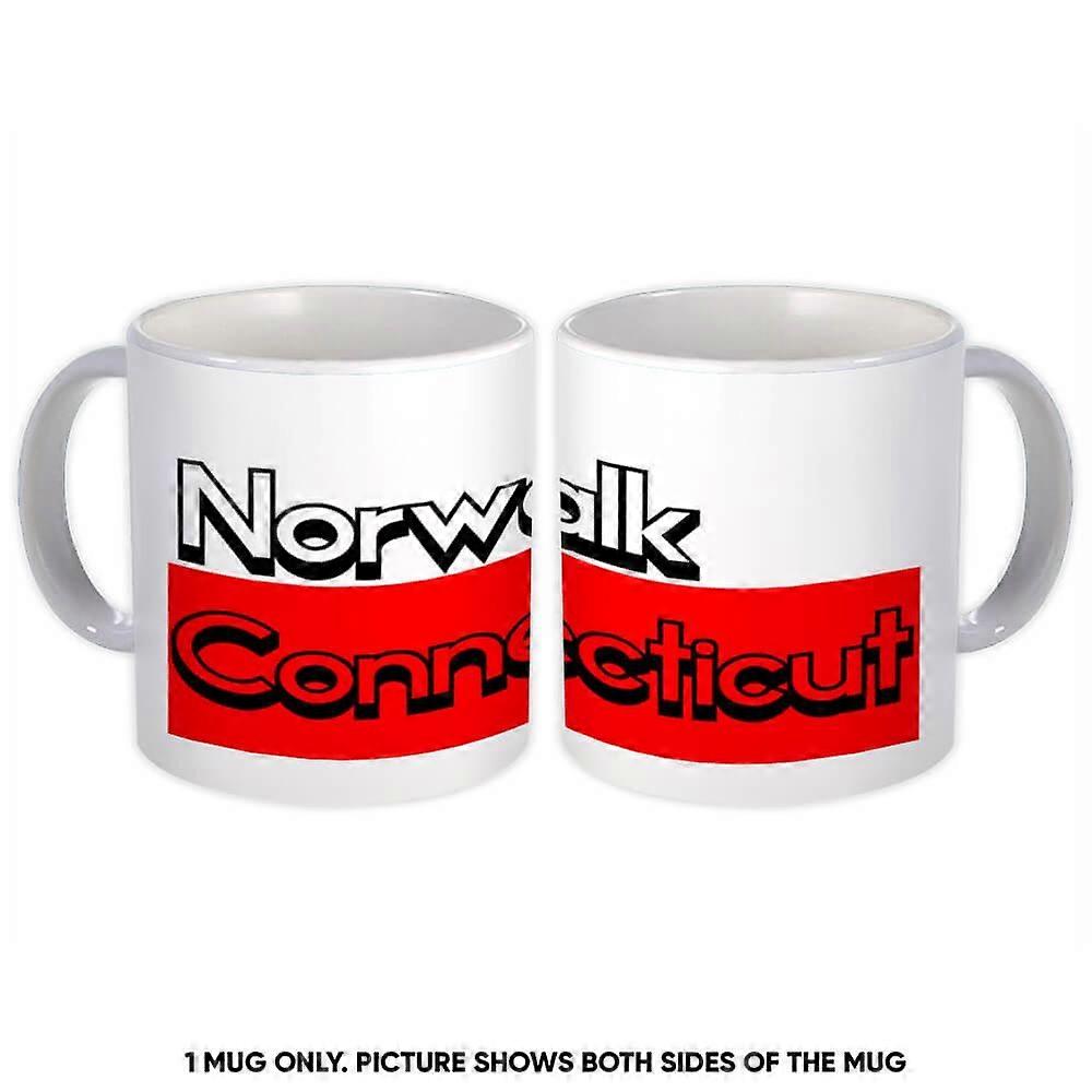Gift Mug: Norwalk Connecticut Rectangle