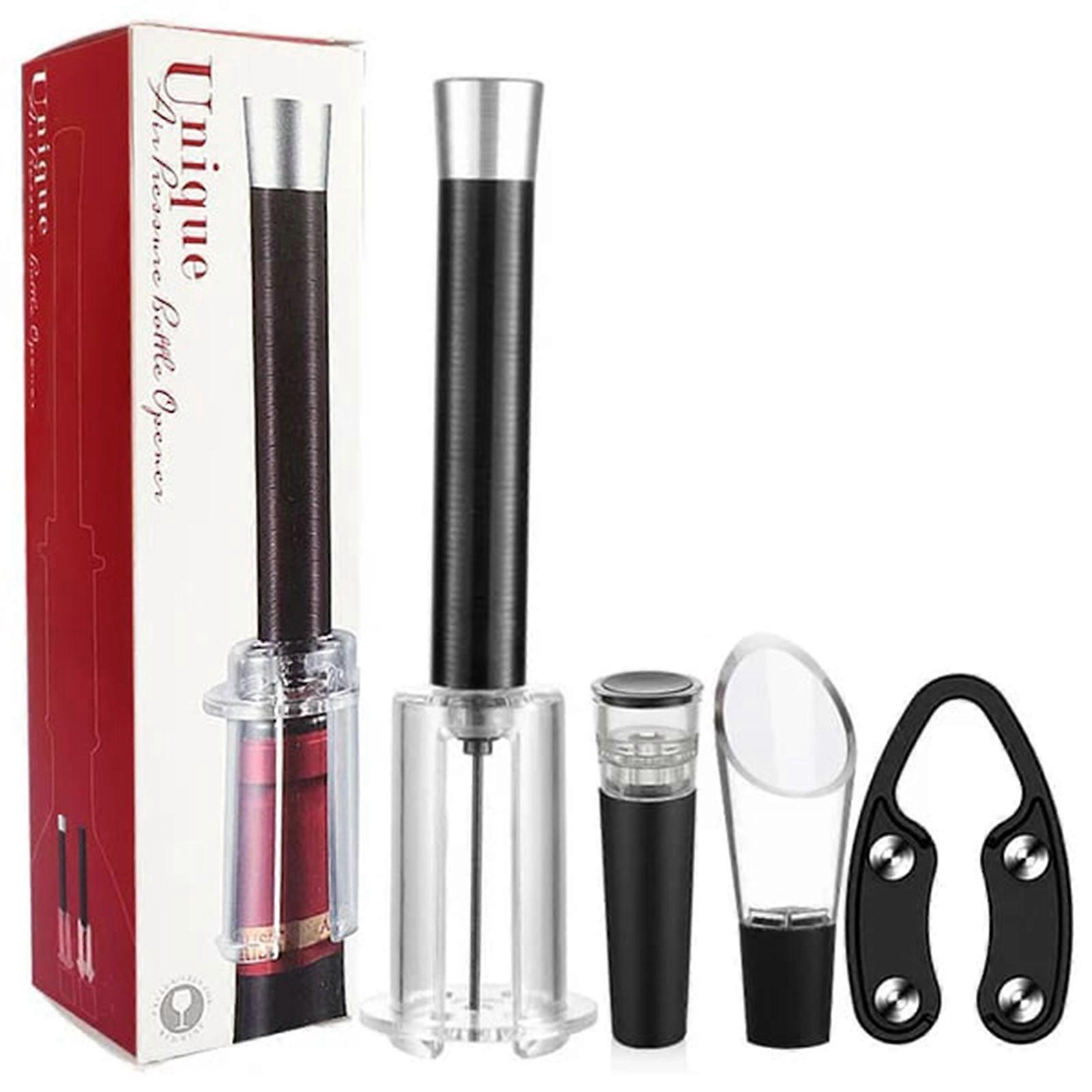 Wino On The Go Wine Opening Set, Air Pressure Pump Bottle Opener, Vacuum Stopper, Simple Cork Remover, Efficient Corkscrew Bottle Opener