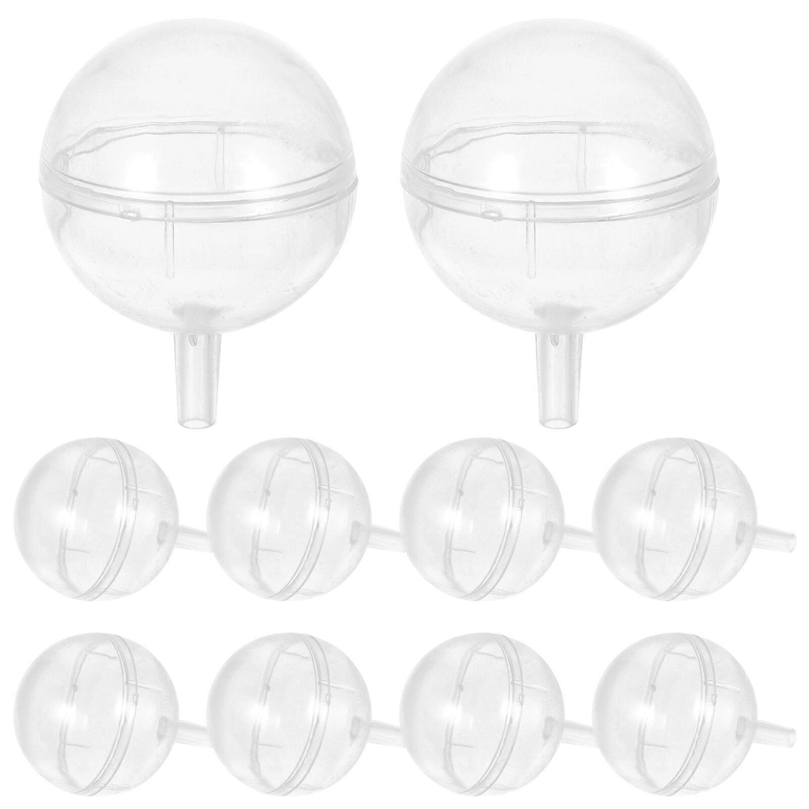 100pcs Chocolate Holders Plastic Clear Chocolate Flower Box Packaging Holder