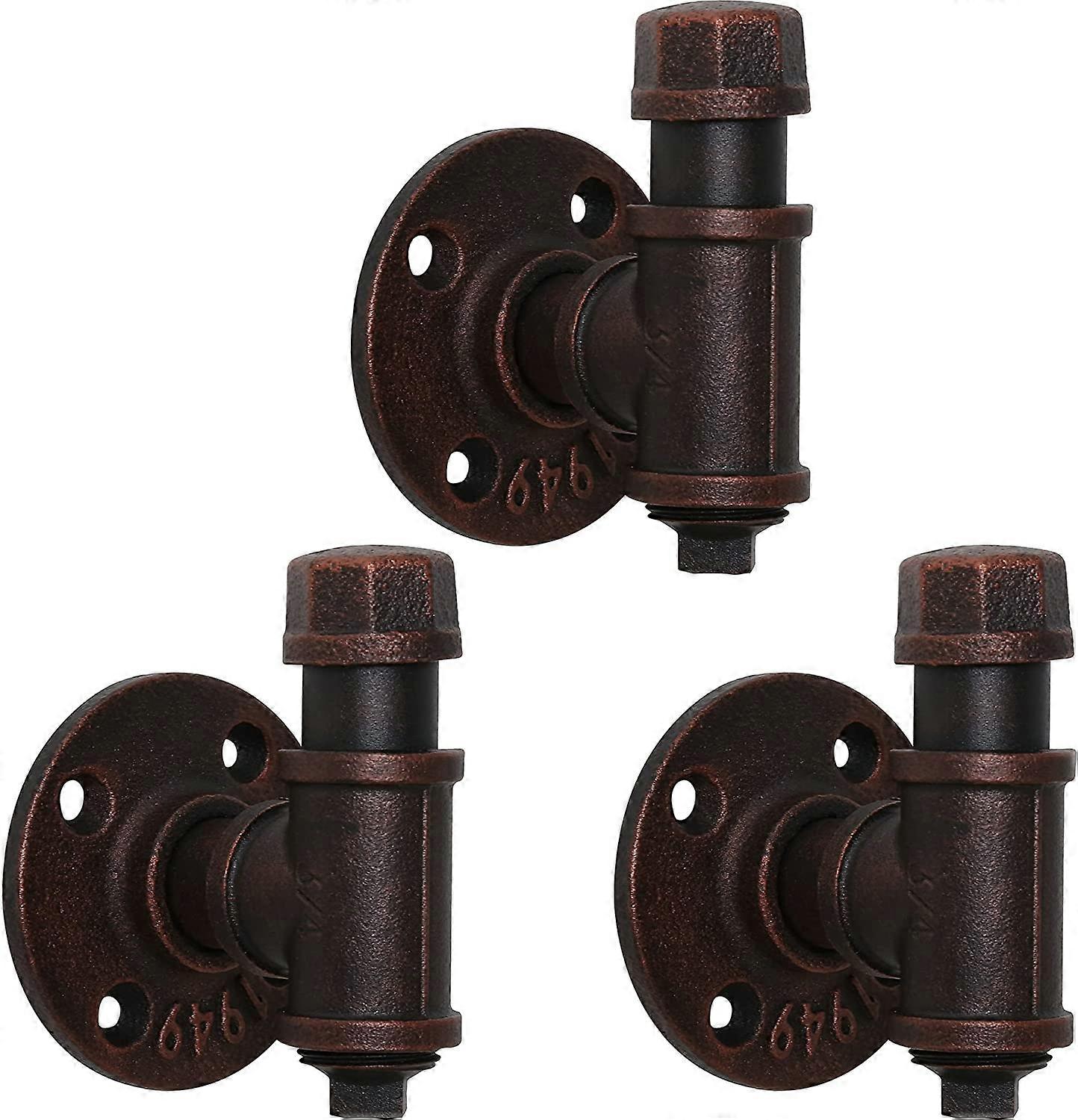 Industrial Coat Hook Racks Pack Iron Pipe Robe Hook Rustic
