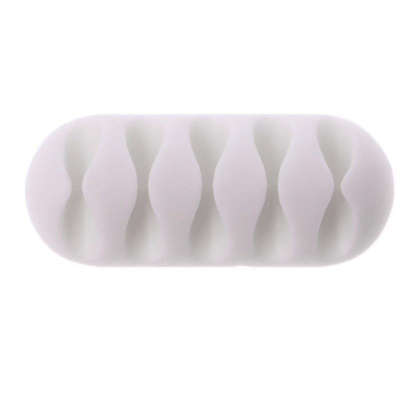 Five-hole Cable Holder, Multi-hole Cable Organizer, Desktop Cable Clamp, Cable Buckle, Cable Holder10pcs-brown