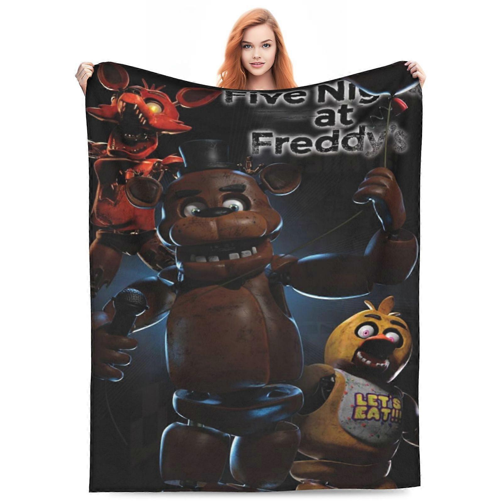 Five Nights At Freddy'S Fleece Blanket Super Soft Cozy Warm Flannel Fleece Throw Blanket For Couch Bed Sofa Throw WMMT6331