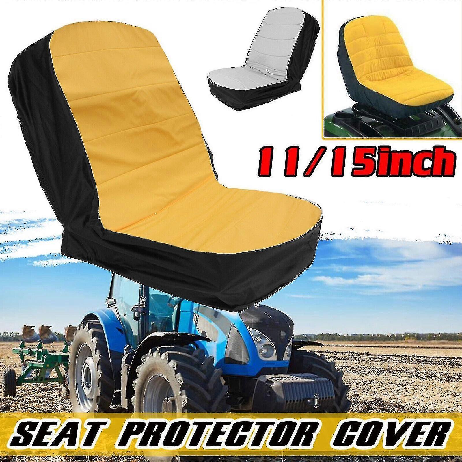 D New 2023 Comfortable John Deere Ride On Mower Seat Cover-suit Up To 11/15" Seat Best Seller