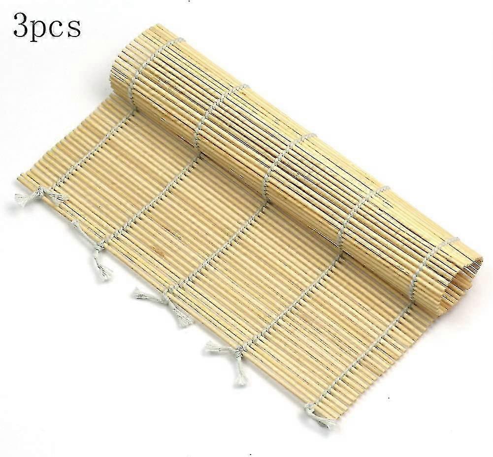 Beginner Diy Bamboo Rolling Mat For Sushi 3pcs