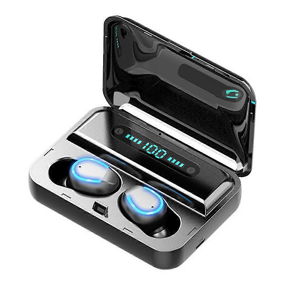 Bluetooth Headphones Wireless Earbuds Touch Control With Led Charging Case