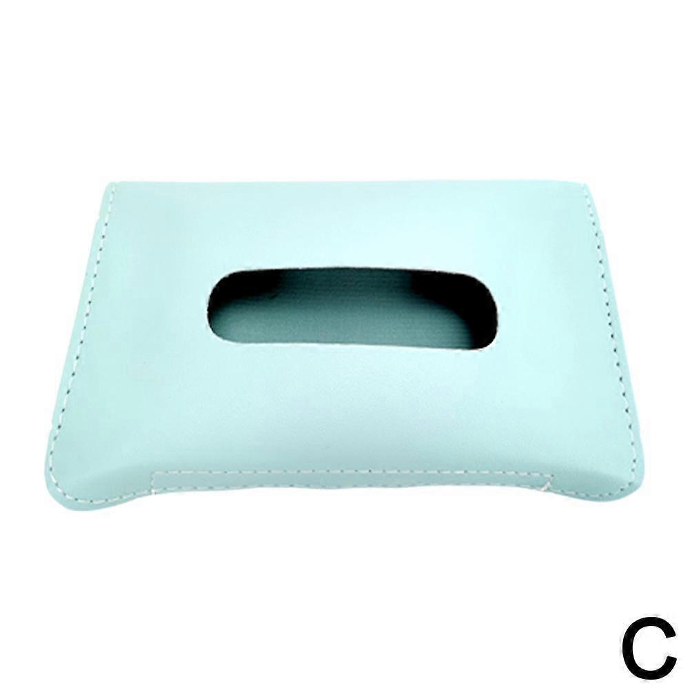 For Car Sun Visor Tissue Box PU Leather Multi-Function Storage Holder For Tissues And Masks With Secure No-Scratch Installation