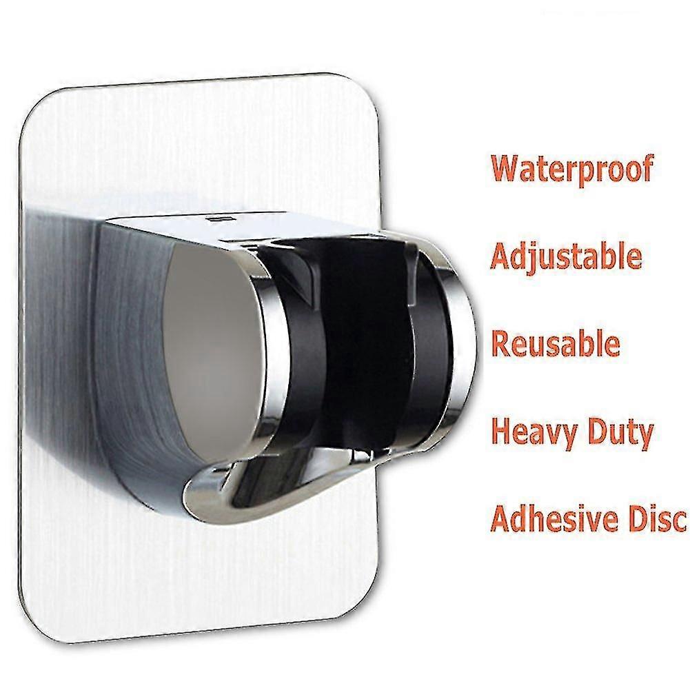 Adjustable Shower Head Holder Self Adhesive Handheld Shower Holder Wit